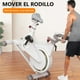 thumbnail image 5 of Bicicleta de Ejercicio Profesional Lujosa Grande Fija Deportiva Spinning Blanco, 5 of 9