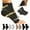 White, variant on Travelwnat Plantar Fasciitis Socks with Arch Support for Men & Women - Ankle Compression Sleeve, Toeless Compression Socks Foot Pain Relief