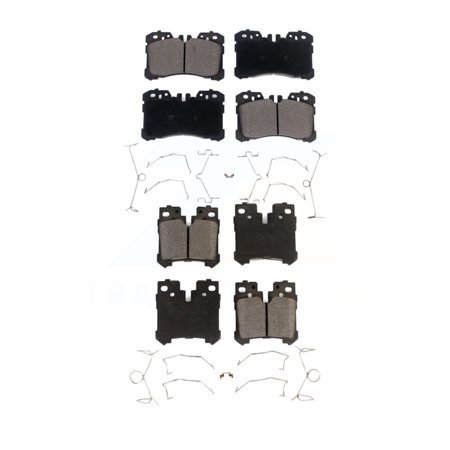 TEC Front Rear Ceramic Brake Pads Kit for Car Lexus LS460 LS500 LS600h LS500h KTC-100609