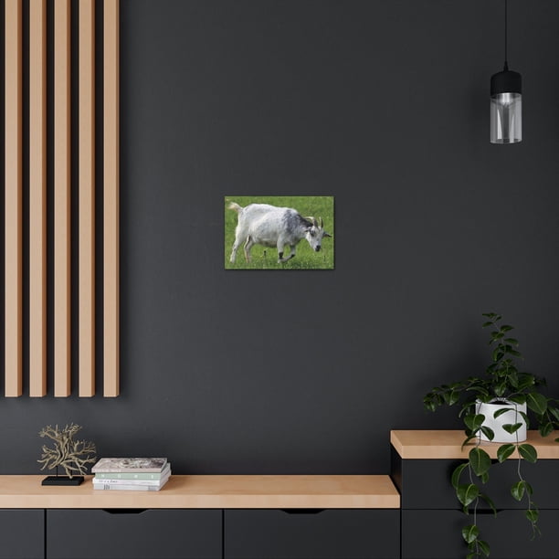 Billy Goat Hunting Billy Goat on Hunt Print Animal Wall Art
