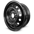 thumbnail image 6 of Wheel Rim for 2010-2013 Kia forte 15 in Black Steel Rim Direct Fit, 6 of 15