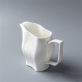 thumbnail image 4 of 300ml Ceramic Milk Pitcher With Handle Gravy Boat For Thanksgiving, Warming Sauces, Salad Dressings, Milk, 4 of 6