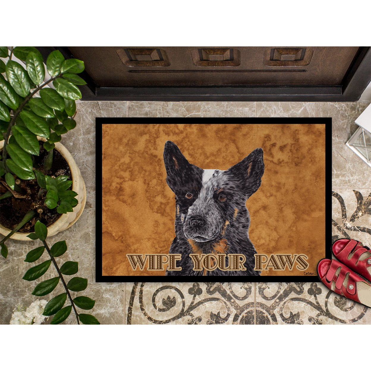 Blue heeler doormat discount