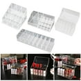 thumbnail image 5 of Transparent Makeup Organizer Clear Lipstick Holder with Storage Compartments, 5 of 5