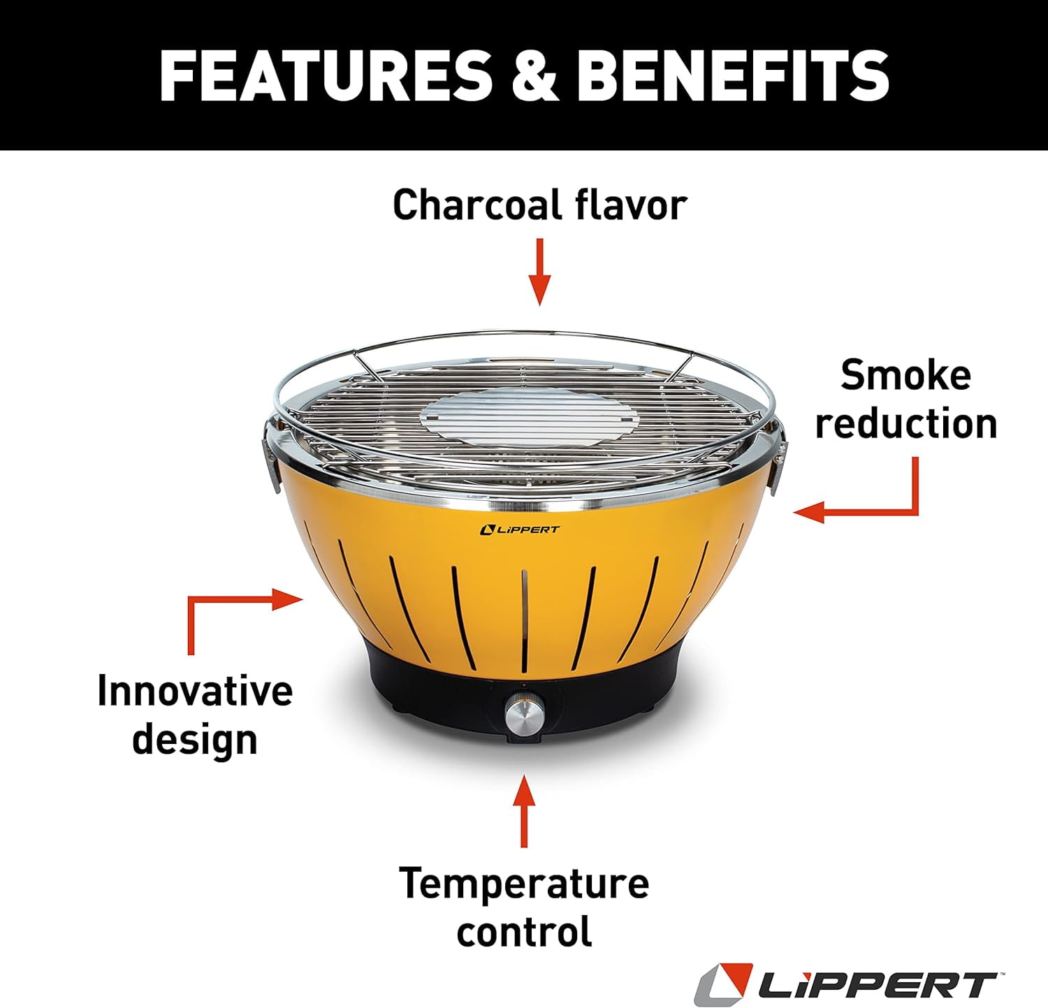Lippert Odyssey Portable Charcoal Grill