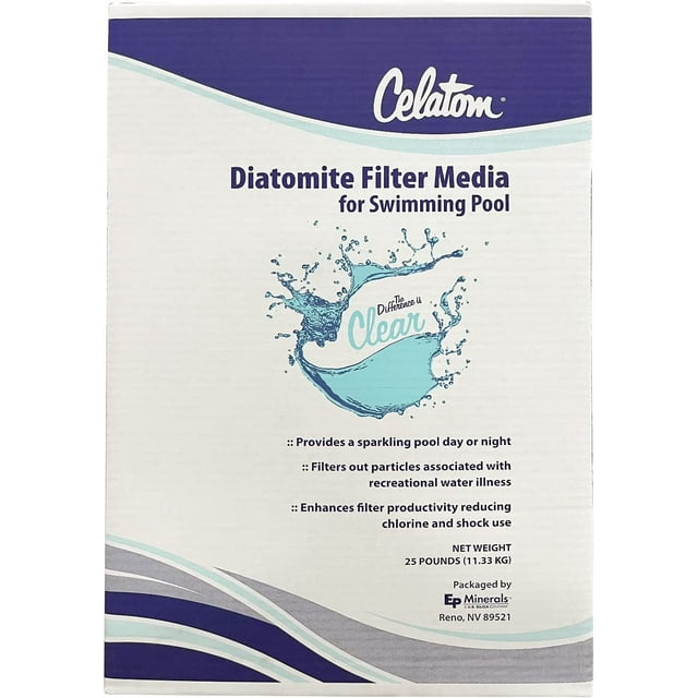 Poolzilla 25LB(Pound) Celatom Diatomaceous Earth (DE) Pool Filter Aid