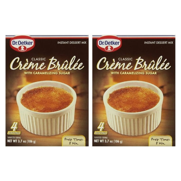 Dr Oetker Classic Creme Brulee 3.7 Oz (Pack of 2)