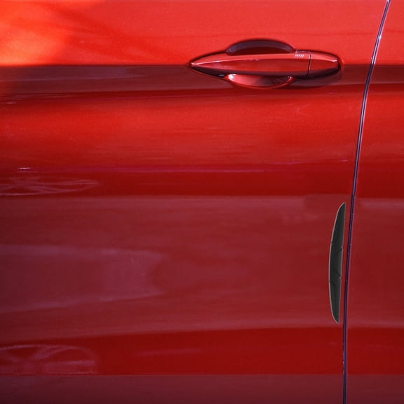 LABSERRON 6Pcs Car Door Side Anti Sticker Bumpers Strip for Dent Prevention 5.82X0.63X0.31in