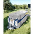thumbnail image 3 of KING BIRD Tearproof-Tec Heavy Duty Travel Trailer RV Camper Cover, Fits 20-22ft Motorhome for Winter Snow, Anti-UV, Breathable, Waterproof, Rip-Stop, Oxford, 3 of 8