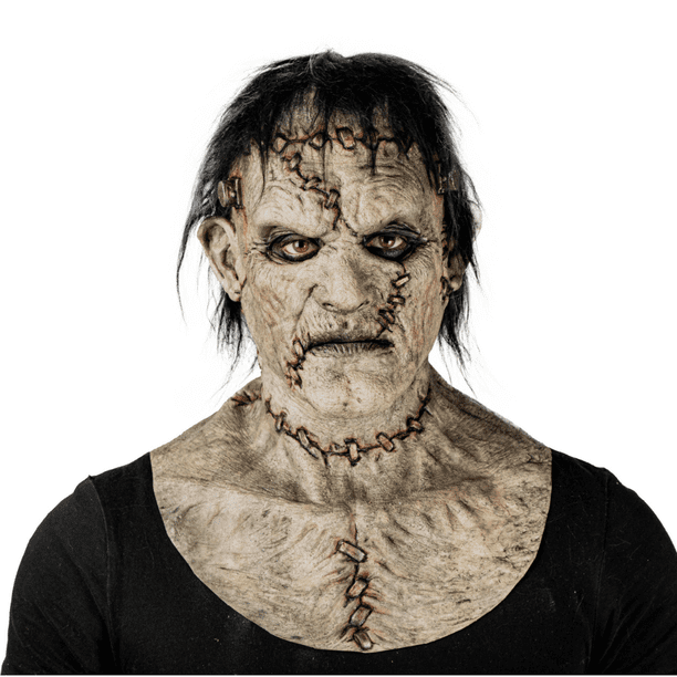 Máscara Frankenstein Realista Látex Profesional Monstruo Clásico Terror Halloween Cosplay Criatura Oscura Disfraz