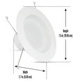 thumbnail image 5 of Feit Electric Smart LED 11.1W (75W Equivalent) RGBW/Tunable White Recessed Light, 6", E26, Dimmable, 5 of 8