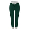 thumbnail image 5 of Fesfesfes Women Pants Sweatpants Casual Jogging Pants with Drawstring Pockets Soft Sport Pants, 5 of 7