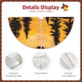 thumbnail image 3 of Rateoe Sunset River Pine Trees Pattern Christmas Tree Skirt with Ties, Christmas Tree Decorations, Farmhouse Christmas Decor Xmas Holiday Decorations-30", 3 of 6