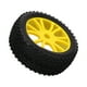thumbnail image 2 of Juego de 4 llantas de goma para coche RC, accesorios de actualización para coche de control remoto 1/8 1/10, 2 of 14