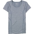 thumbnail image 3 of Camiseta básica Reebok Varigated Heathered para mujer, azul, XS, 3 of 3