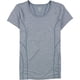thumbnail image 3 of Camiseta básica Reebok Varigated Heathered para mujer, azul, XS, 3 of 3