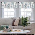 thumbnail image 4 of LALILO Kitchen Curtain Valance Marine With Seashell Starfish Rod Pocket Window Curtain 52"x 18" Set of 2, 4 of 5