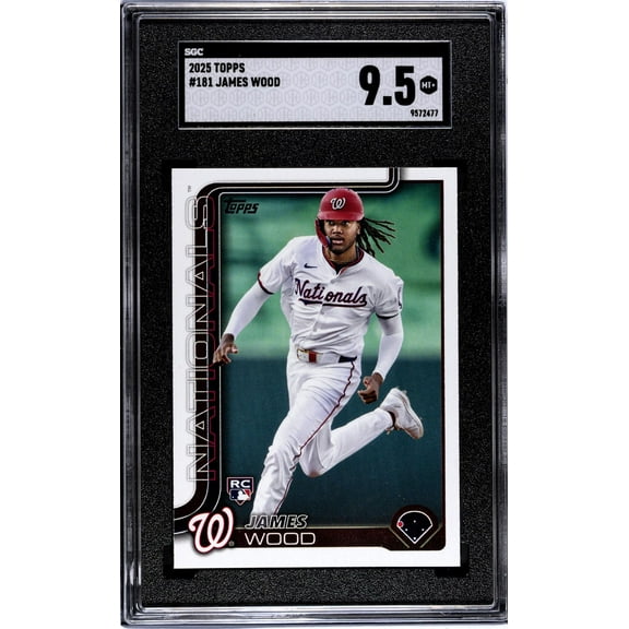 2025 Topps #181 James Wood SGC 9.5