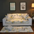 thumbnail image 5 of Yellow Decorative Sofa Cover for Living Room - 1 Piece Protective Cover, 90x240cm, 5 of 8