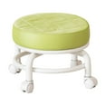 thumbnail image 6 of Fufafayo under $5 Low Roller Seat Multi-functional Small Stool with Wheels, Leather Rolling Stool Step Stool Mechanic Stool on Wheels for Home Office Garage Shop, 6 of 7