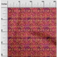 thumbnail image 1 of oneOone Rayon Pink Fabric Batik Dress Material Fabric Print Fabric By The Yard 56 Inch Wide, 1 of 1