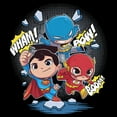 thumbnail image 2 of Infant's DC Super Friends Chibi Wham Pow Boom  Bodysuit, 2 of 3