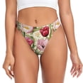 thumbnail image 1 of Fotbe Tulips Flowers Tanga Sin Costuras para Mujer con Estampado – Panties Invisibles, Transpirables y Cómodos para Uso Diario-Small, 1 of 6