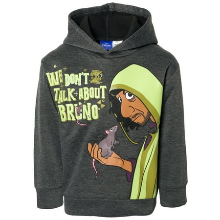 

Disney Encanto Bruno Toddler Boys Fleece Pullover Hoodie Gray 4T