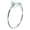 Multicolor, variant on Deltana BBN2008-15 Zinc Towel Ring Nobe Series