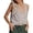 Khaki, variant on Women's Scoop Neck Tank Top Button-Down Sleeveless Shirt Casual Relaxed Fit with Soft Breathable Summer Layer.