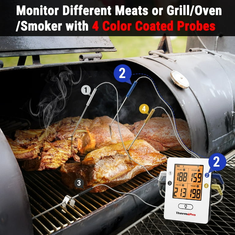 ThermoPro TP25 Wireless Bluetooth Meat Thermometer+ThermoPro TP30 Digital  Infrared Thermometer