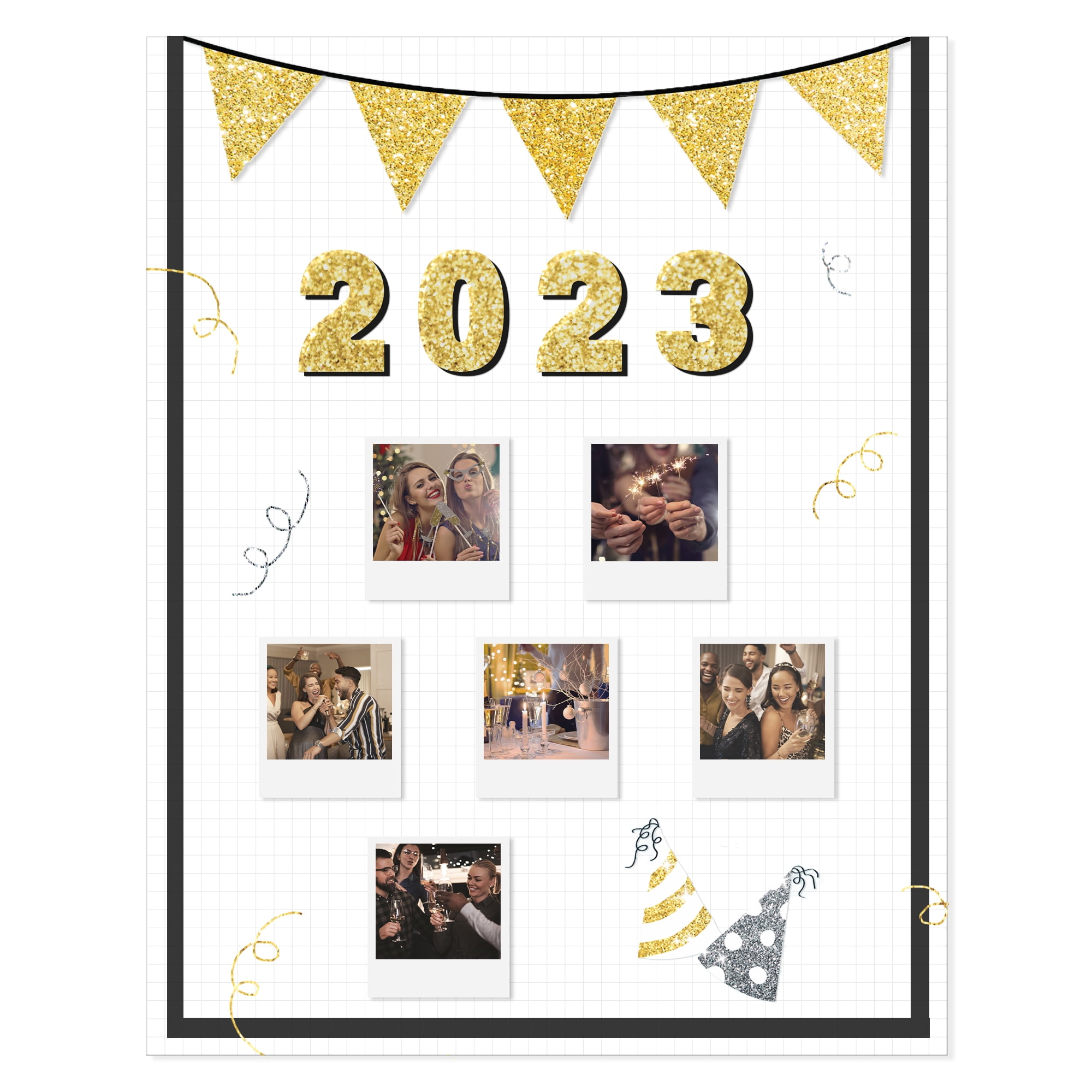 Pen+Gear White Heavyweight Grid Poster Board, 22" x 28", 5-Pack for Projects, Signs & Crafts
