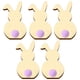 thumbnail image 1 of Wosthever 5 piezas de de conejo, decoraciones de Pascua, manualidades para álbum de recortes, regalos de aniversario, accesorios de Decoración del hogar JM01167, 1 of 6
