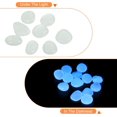 thumbnail image 4 of MECCANIXITY 200pcs Glow Rocks 13-17mm Glow Pebbles Decoration in The Dark Luminous Stones Decor DIY Decorative White for Garden, Potted Plant, Fish Tank, 4 of 8