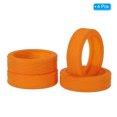 thumbnail image 3 of Uxcell Luggage Wheels Covers, Luggage Wheel Protector Covers Silicone Suitcase Wheel Covers for Suitcase, Orange 4Pcs, 3 of 7