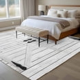 thumbnail image 4 of Farmhouse Wood Grain Area Rugs 5'x8', Washable Small Throw Rugs for Classroom Bedroom, Vintage Country Barn Gate Grey Indoor Outdoor Rug Non-Slip Low Pile Carpet Runner Reversible Floor Mats, 4 of 8
