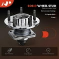 thumbnail image 6 of A-Premium 2 x Rear Wheel Bearing and Hub Assembly with ABS & 5-Lug Compatible with Chevrolet Malibu 2001-2003, Classic 2004-2005 & Oldsmobile Alero 1999-2004 & Pontiac Grand Am, 6 of 9