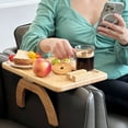 thumbnail image 2 of JS Gourmet - Bamboo Sofa Tray with Phone Holder, 2 of 3