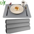 thumbnail image 1 of OKSILICONE resistente al calor fácil de limpiar manteles de silicona impermeables para cocina comedor manteles de silicona reutilizables Sincero Hogar, 1 of 6