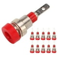 thumbnail image 2 of Connector Terminal Electrical Test Accessories 10Pcs Banana Socket Brass 2mm Panel Socket Connector Terminals For Electronic Industrial Equipment, 2 of 8