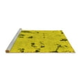 thumbnail image 2 of Ahgly Company Machine Washable Indoor Rectangle Persian Yellow Bohemian Area Rugs, 6' x 9', 2 of 4