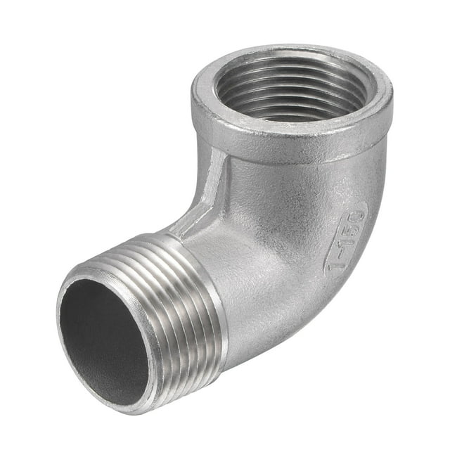Unique Bargains 1 NPT Male to Female Thread Elbow Pipe Fitting 304 Stainless Steel
