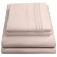 thumbnail image 2 of Huba Homes Sweet Home Collection 1800 Series Deep Pocket Microfiber 4 Piece Sheet Set queen Beige, 2 of 3