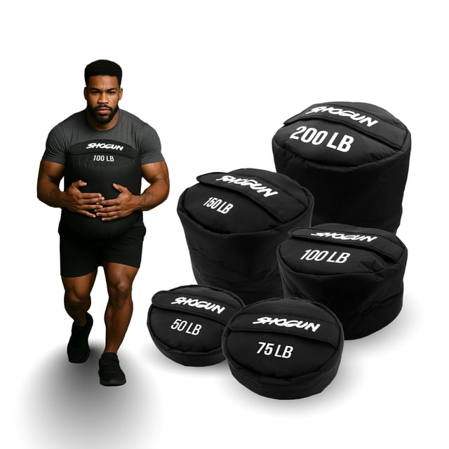 Saco de arena Shogun Sports de 45 kg para entrenamiento de fuerza y fitness