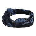 thumbnail image 5 of Unique Bargains 1 Pc Headband Breathable Maple Leaf Lace Hairband for Women Navy Blue, 5 of 5