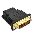 thumbnail image 1 of Dvi-d macho chapado en oro 24 + 1 a convertidor de conector adaptador hembra compatible con Hdmi para Hdtv LingWen 9024715527578, 1 of 1