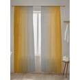 thumbnail image 5 of Sheer Curtains 108 inches Long, Orange and Grey Gradient Light Filtering Sheer Window Curtains Rod Pocket Voile Drapes for Bedroom Living Room, 52"W x 108"L 2 Panels, 5 of 7