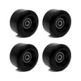 thumbnail image 1 of keepw 4 Pcs Roues de Patin de Remplacement Accessoires Modifiés Roues Épaisses pour Patins à Roues Alignées avec Roulements Accessoire de Sport de Patinage Noir, 1 of 8