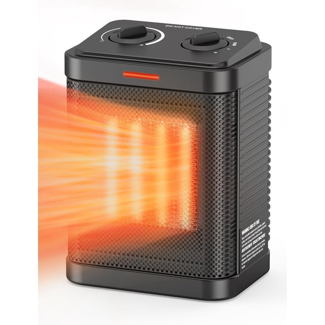 Calentador Space Heater Oprunsy de cerámica PTC de 1500 W con termostato de 3 modos