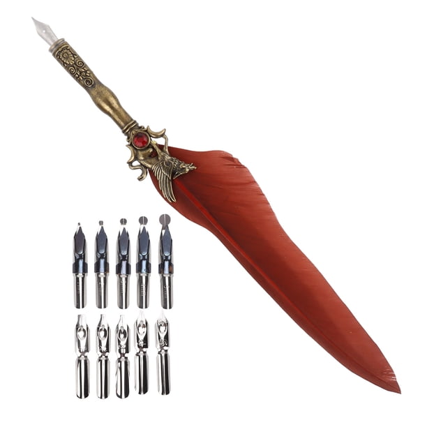 Pluma De Inmersión, Decoración De Escritorio, Pluma De Lápiz De Inmersión De Acero Inoxidable Para Uso Diario Para Regalo De Empresa